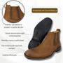 Imagem de Botina Country Masculina Original Anatomic Gel Vintage Couro Conhaque Café Ref.9253