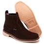 Imagem de Botina Country Masculina Tradicional Texana Couro Bota Classica Resistente Casual Dia a Dia Ref 150