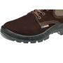 Imagem de Botina Marluvas Nobuck Com Cadarco ''45'' Bico Plastico Cafe 700312-45