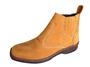 Imagem de Botina Masculina Bota Couro Nobuck Cor Castor Botinha Country Social Casual Forrada R 2520 Amarelo 