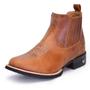 Imagem de Botina Masculina Bota Texana Country Cano Curto Bico Redondo Brete Boots