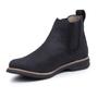 Imagem de Botina Masculina Chelsea Em Couro Crazy Horse Bell Boots - Preto