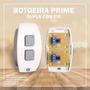 Imagem de Botoeira dupla linha prime com fio preta ipec