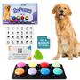 Imagem de Botões Falantes para Cachorros A-URA - Kit com 8 Peças (Tapete, Pincel e E-book)