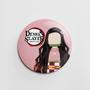 Imagem de Boton Demon Slayer 38mm (Tanjiro Nezuko Zenitsu Inosuke)  broche geek,gamer, otaku