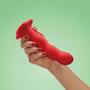 Imagem de Bouncer Dildo com esferas Internas Fun Factory - Vermelho