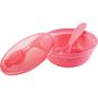 Imagem de Bowl Com Tampa e colher rosa  - Buba