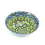 Imagem de Bowl de Cerâmica Estampado Mandala Azul e Amarelo Grande - PraCaza