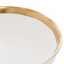 Imagem de Bowl De Porcelana Dubai Branco E Dourado 7Cm X 15Cm - Wolff