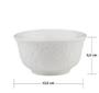 Imagem de Bowl De Porcelana New Bone Flower Branco 12 X 6Cm Ref 8386 Lyor