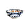 Imagem de Bowl em Cerâmica Flores Azul e Laranja 420ml - 1 unid.
