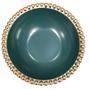 Imagem de Bowl Em Cerâmica Verde Com Bolinhas Dourada Home Design - Un