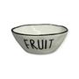 Imagem de Bowl em Porcelana 200ml Fruit Filete Preto - Vencedor