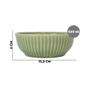 Imagem de Bowl para Sopa Frisada Verde 500ml Tigela Cerâmica Scalla