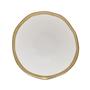 Imagem de Bowl Porcelana Branco e Dourado Dubai 15x6cm Wolff