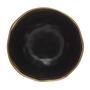 Imagem de Bowl Porcelana Preto e Dourado Dubai 15x7CM - WOLFF