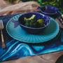 Imagem de Bowl Raso de Cerâmica Decorativo Peixe Ocean Azul 14cm Bon Gourmet