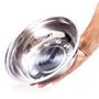 Imagem de Bowl tigela de inox prateada redonda com 25cm dasshaus