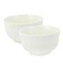 Imagem de Bowl Tigela de Porcelana Branco 400ml Kit com 2 Peças md6