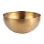 Imagem de Bowl Tigela Multiuso de Aço Inox Dourado Gold Salada Saladeira 20cm