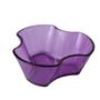 Imagem de BOWL TRIANGULAR ROXO 11x5x12,3CM 220ML ACRILICO TIGELA SOBREMESA CUMBUCA 197