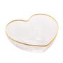 Imagem de Bowl vidro com borda dourada heart 15x14x6 cm - 28341