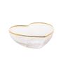 Imagem de Bowl Wolff Heart de Vidro Borda Dourada 12cm x 11cm x 5cm