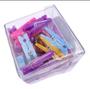 Imagem de Box Caixa Com 50 Peças Mini Pregador Coloridos - Home Flex 