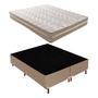 Imagem de Box Queen Júlia 42x158x198cmcom Colchão Queen Quality D33 Duoface 26x158x198cm