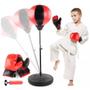 Imagem de Boxe Infantil Kit Completo Pedestal Ajustavel Luva Punching