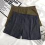 Imagem de Boxer Masculino Xadrez Listrado - Confortável e Casual - Pacote com 3 Peças