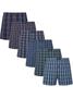 Imagem de Boxer Shorts JupiterSecret - 6 Unidades, Elástico na Cintura (Cores Sortidas)