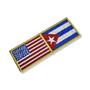 Imagem de BP0055-0010-011 Bandeira EUA Cuba Patch Bordado 11x3,8cm