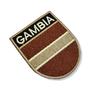 Imagem de BP0196E-004 Bandeira Gambia Patch Bordado 6,8x8,0cm