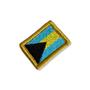 Imagem de BP0208-031 Bandeira Bahamas Patch Bordado 3,8x2,5cm