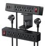 Imagem de Braçadeira de Mesa Power Strip VILONG 13 em 1 - 10 Tomadas AC e USB