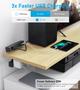 Imagem de Braçadeira de Mesa Power Strip VILONG 13 em 1 - 10 Tomadas AC e USB