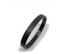 Imagem de Bracelete Aço Pai Nosso Pulseira Masculina Stell 316L Preto