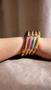 Imagem de Bracelete com material ecológico Colorido - Semijóia Banhada Ouro 18K