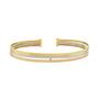 Imagem de Bracelete De Ouro 18k Feminina Pulseira Tricolor