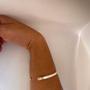 Imagem de Bracelete Design Liso Minimalista Semijoias