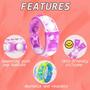 Imagem de Bracelete Fidget Push Pop Bubble - 30 Peças Multicoloridas - Brinquedo ZNNCO