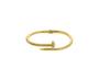 Imagem de Bracelete Minimalista Prego Dourado