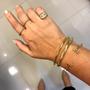 Imagem de Bracelete Sofie Claret Banhado A Ouro 18K Simples Fino