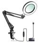 Imagem de Braço Articulado Mesa Lupa Com Led Ring Light 6 Polegada