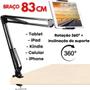 Braço Articulado Suporte de Mesa Tablet Ipad Celular Smartphone Assistir Filmes Series Gravação - CJJM Imagem de Braço Articulado Suporte de Mesa Tablet Ipad Celular Smartphone Assistir Filmes Series Gravação
