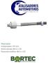 Imagem de Braço terminal axial FIAT FIORINO 1991 ATÉ 2013 Sistema de caixa hidraulica - BORTEC BA8037