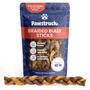 Imagem de Braided Bully Sticks Pawstruck Natural 30 cm para cães x5