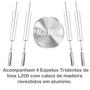 Imagem de Brasa Grill Tradicional Único Andar Gira 4 Espetos Churrasqueira Giratória Bi Volts