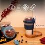 Imagem de Breakfast On the Go Cups Salda, 20 onças, conjunto de 2 com colher